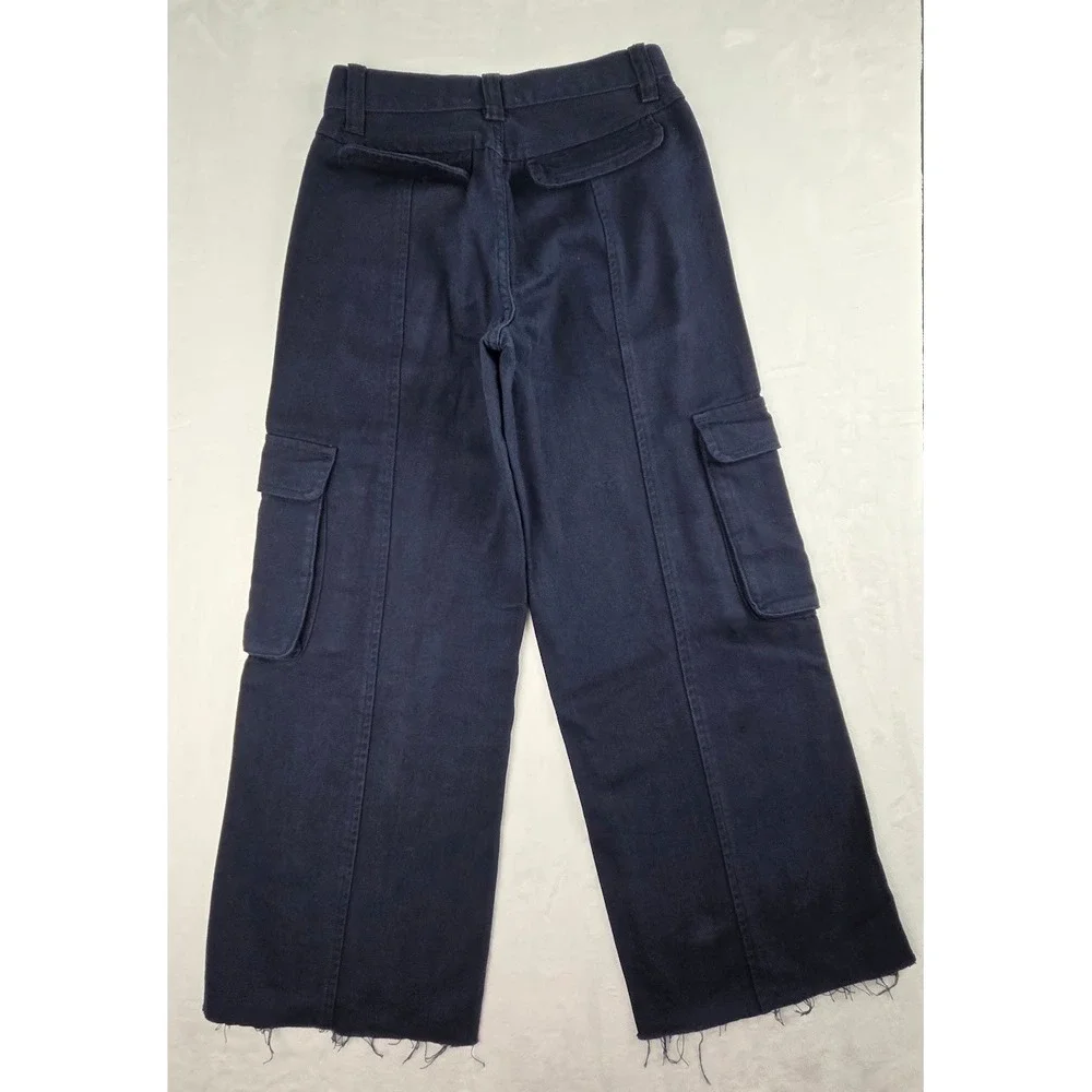 PacSun Cargo Pants Mens 34 Gray Straight Leg Utility Workwear Excellent